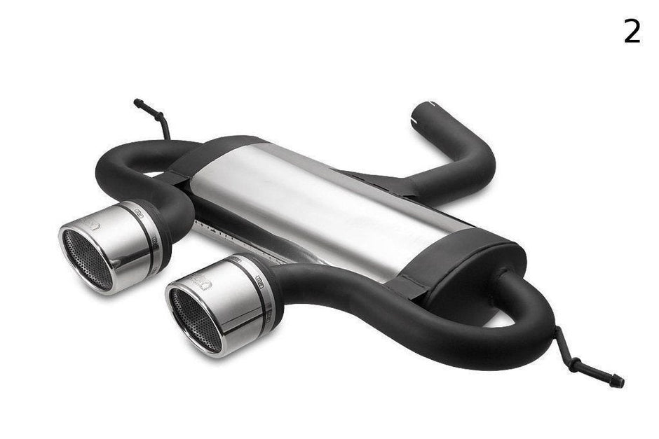 Sports Exhaust Muffler Exhaust för Volkswagen Golf VI, Golf Mk5 R32, Scirocco 3