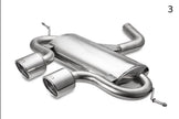 Sports Exhaust Muffler Exhaust för Volkswagen Golf VI, Golf Mk5 R32, Scirocco 3