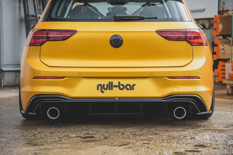 Rear Valance (GTI LOOK) With Exhaust för Volkswagen Golf Mk8