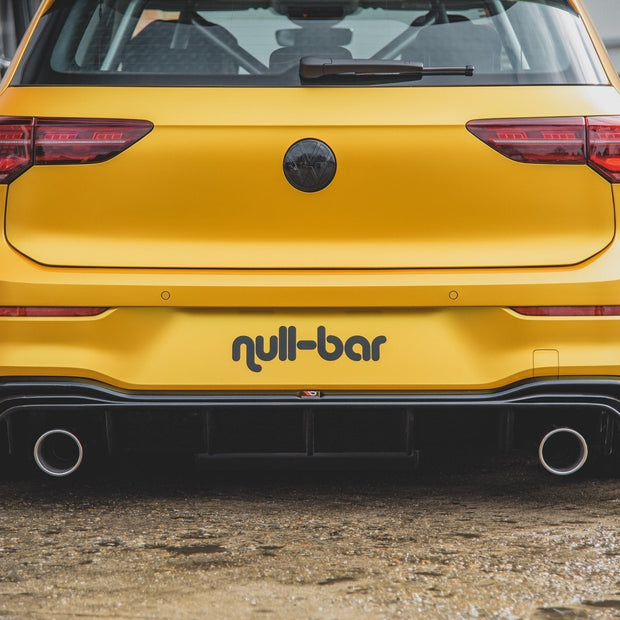 Rear Valance (GTI LOOK) With Exhaust för Volkswagen Golf Mk8