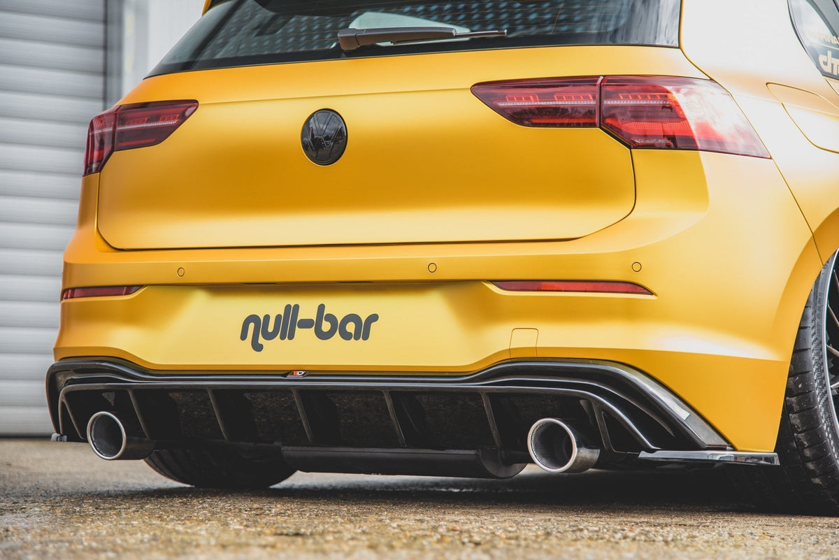 Rear Valance (GTI LOOK) With Exhaust för Volkswagen Golf Mk8