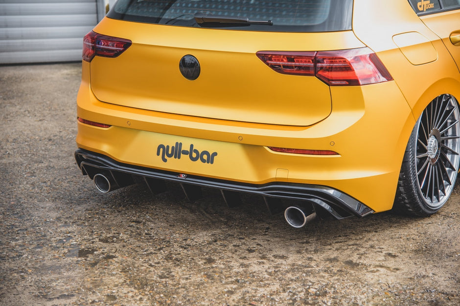 Rear Valance (GTI LOOK) With Exhaust för Volkswagen Golf Mk8