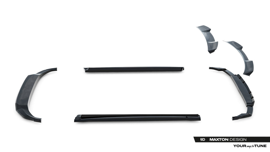 Splitter-kit för Audi SQ8 / Q8 S-Line Mk1 Facelift