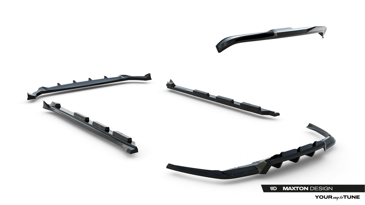 Splitter-kit för Land Rover Range Rover Velar R-Dynamic Mk1 (The kit is not compatible with a towbar)