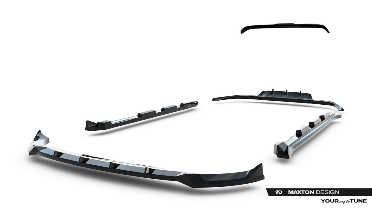 Splitter-kit för Land Rover Range Rover Velar R-Dynamic Mk1 (The kit is not compatible with a towbar)
