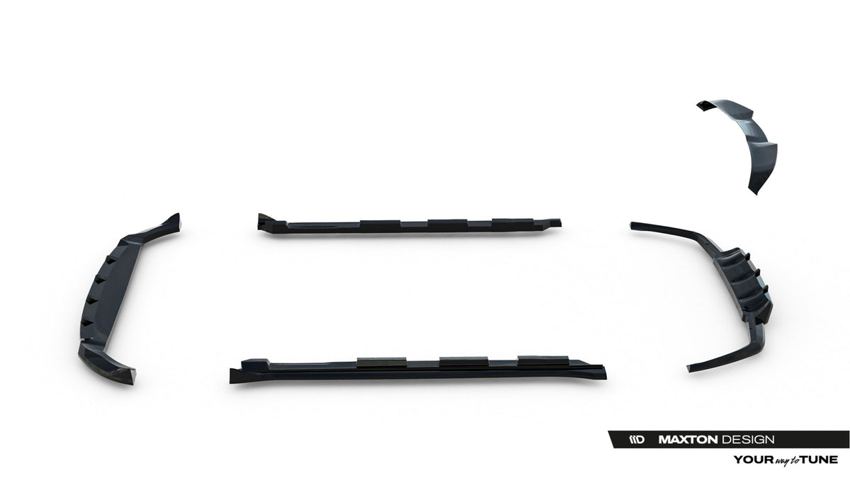 Splitter-kit för Land Rover Range Rover Velar R-Dynamic Mk1 (The kit is not compatible with a towbar)