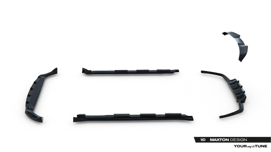 Splitter-kit för Land Rover Range Rover Velar R-Dynamic Mk1 (The kit is not compatible with a towbar)