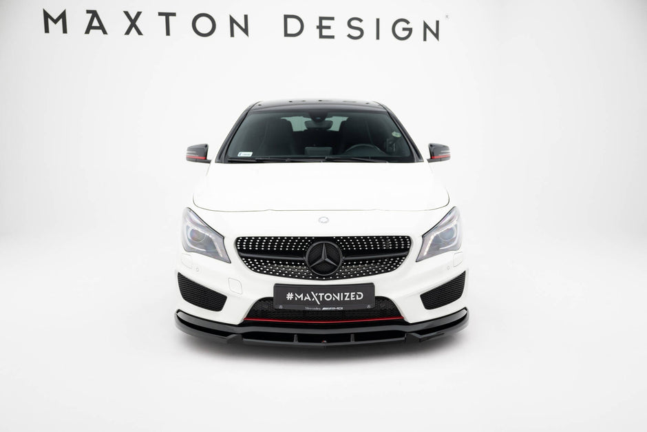 Maxton Design Splitter-kit Mercedes-Benz CLA Shooting Brake AMG-Line X117 – bild 2