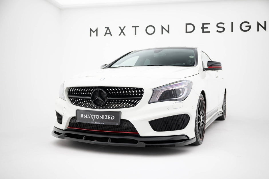 Maxton Design Splitter-kit Mercedes-Benz CLA Shooting Brake AMG-Line X117 – bild 3