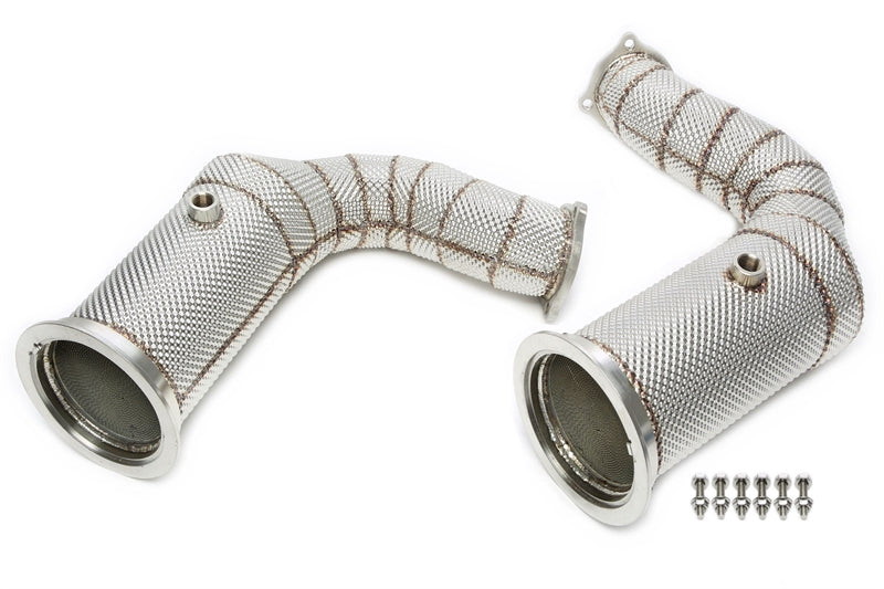 Porsche Cayenne Turbo 9YA 2018-08.2020 Downpipe Med Katalysator & Värmeskydd TA Technix