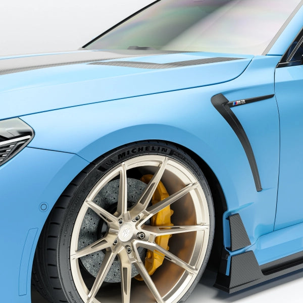Sidoskärmar i pre-preg carbon för BMW M2 G87