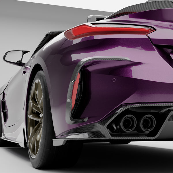 Sooqoo Bakre stötfångardekorer (canards) i pre-preg carbon för BMW Z4 G29 – bild 3