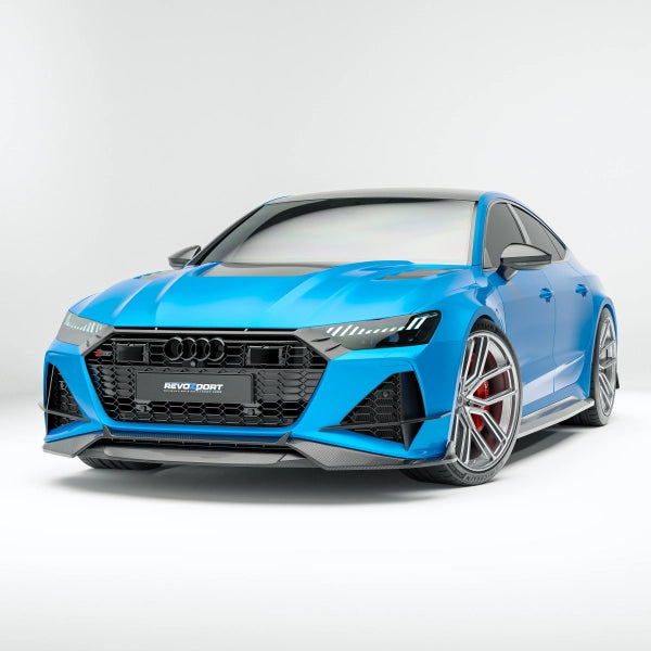 Frontläpp i pre-preg carbon för Audi RS7 C8