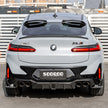 Sooqoo Bakre diffusor i pre-preg carbon för BMW X4M facelift
