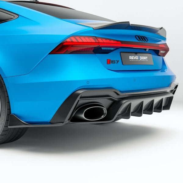 Bakre diffusor i pre-preg carbon för Audi RS7 C8 – bild 2