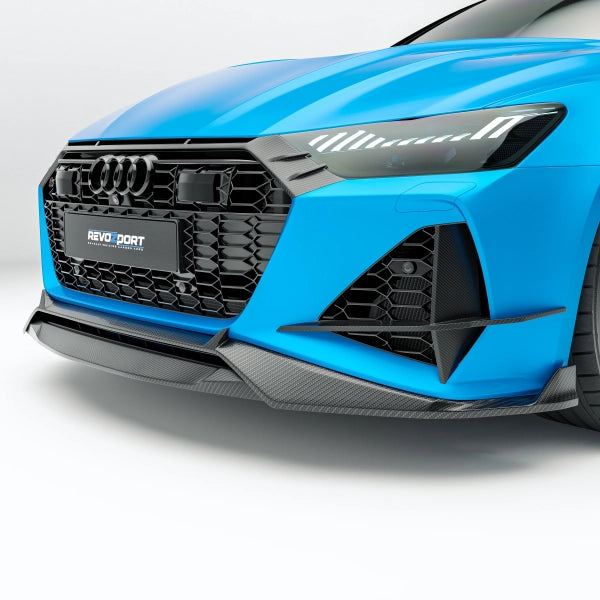 Revozport Frontgrill i pre-preg carbon för Audi RS7 C8 – bild 3