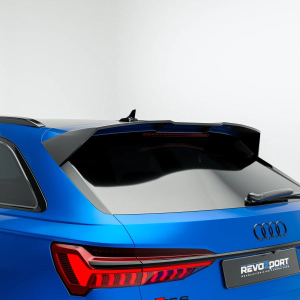 Övre bakspoiler i pre-preg carbon för Audi RS6 C8