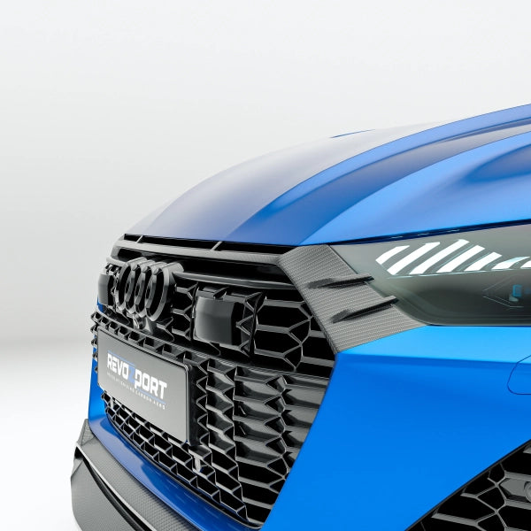 Stötfångargrill fram i pre-preg carbon för Audi RS6 C8 – bild 3
