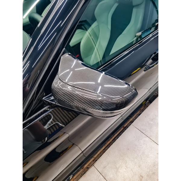 Backspegelkåpor i pre-preg carbon för BMW M5 F90 & M8 F91/F92/F93
