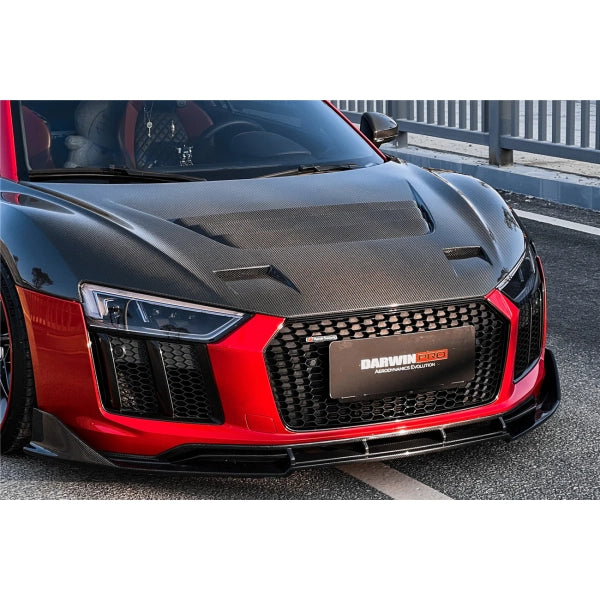 Motorhuv i pre-preg carbon för Audi R8 Gen2 (4S) Coupé – variant 1