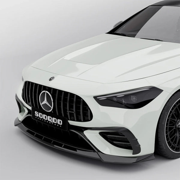 Sooqoo Frontläpp / frontsplitter i pre-preg carbon för Mercedes-Benz CLE53 C236