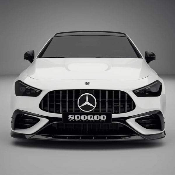Frontläpp / frontsplitter i pre-preg carbon för Mercedes-Benz CLE53 C236