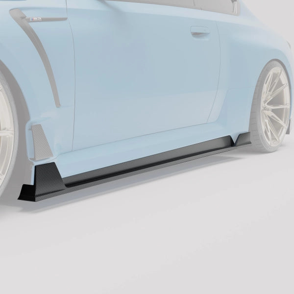 Revozport Sidokjolar i pre-preg carbon för BMW M2 G87 – bild 2