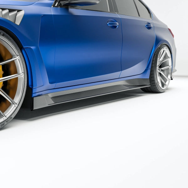 Sidokjolar i pre-preg carbon för BMW M3 G80