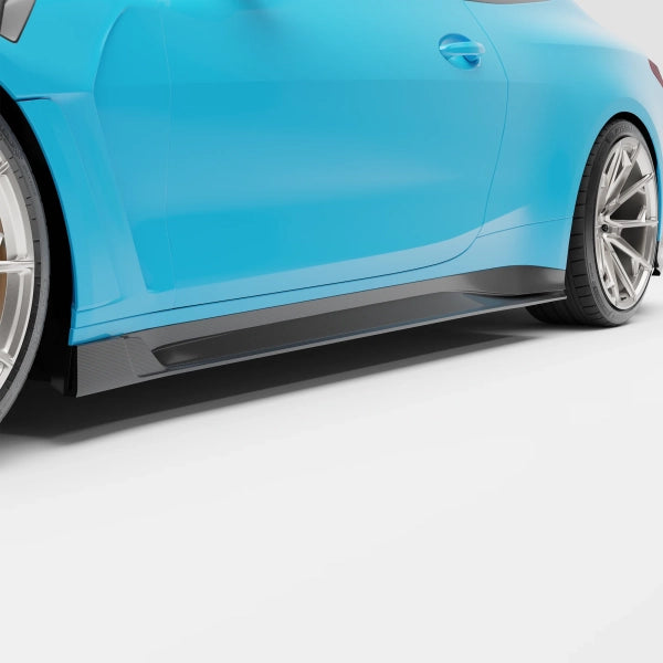Sidokjolar i pre-preg carbon för BMW M4 G82