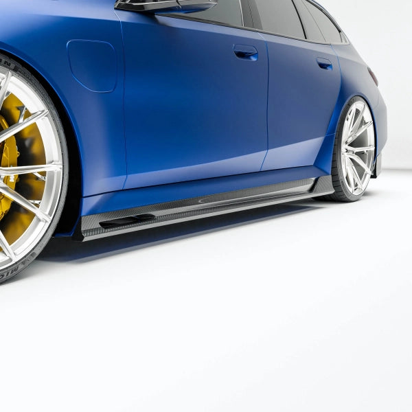 Revozport Sidokjolar i pre-preg carbon för BMW M5 G99 Touring