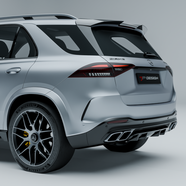 Bakre takspoiler i pre-preg carbon för Mercedes-Benz GLE 167 – Revozport
