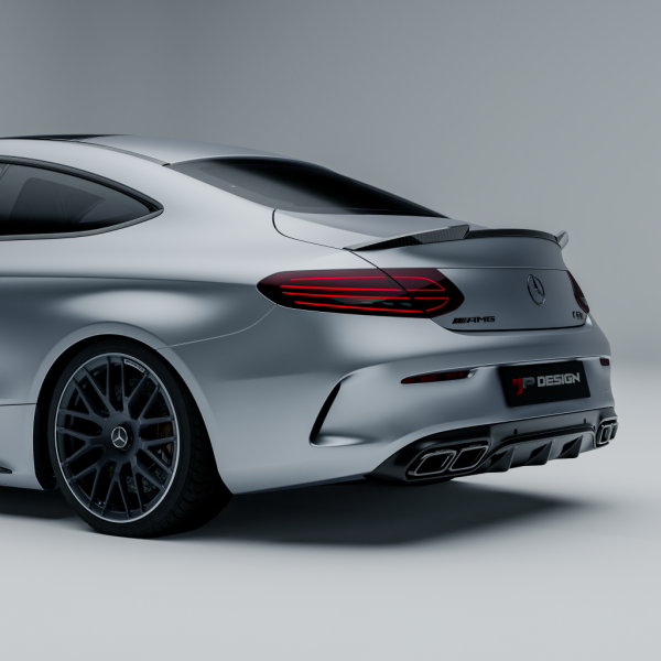 Revozport Bagageluckespoiler i pre-preg carbon för Mercedes-Benz C-klass C205 C43/C63 AMG – bild 3