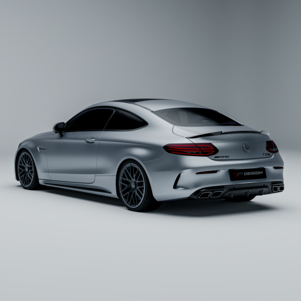 Revozport Bagageluckespoiler i pre-preg carbon för Mercedes-Benz C-klass C205 C43/C63 AMG – bild 4