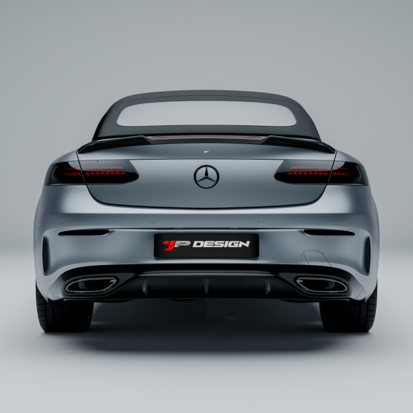 Bagageluckespoiler i pre-preg carbon för Mercedes-Benz E-klass A238 AMG 2017–2023