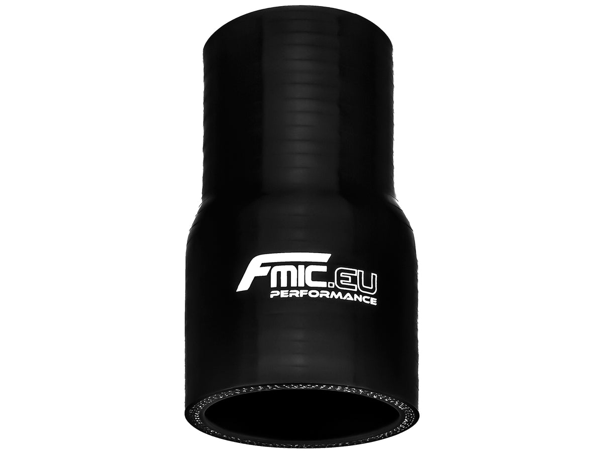 FMIC Rak silikonreducering 32/38 mm – Svart