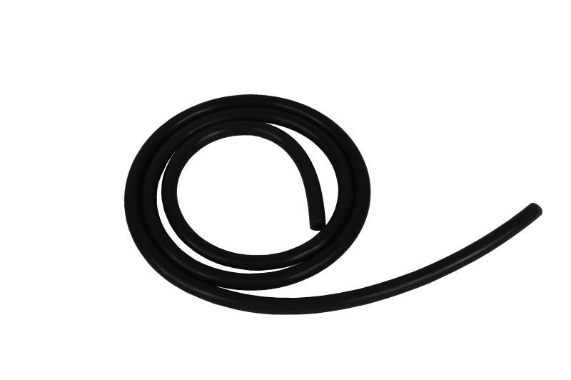 FMIC Vakuumslang i silikon 4 mm Svart (1 m)