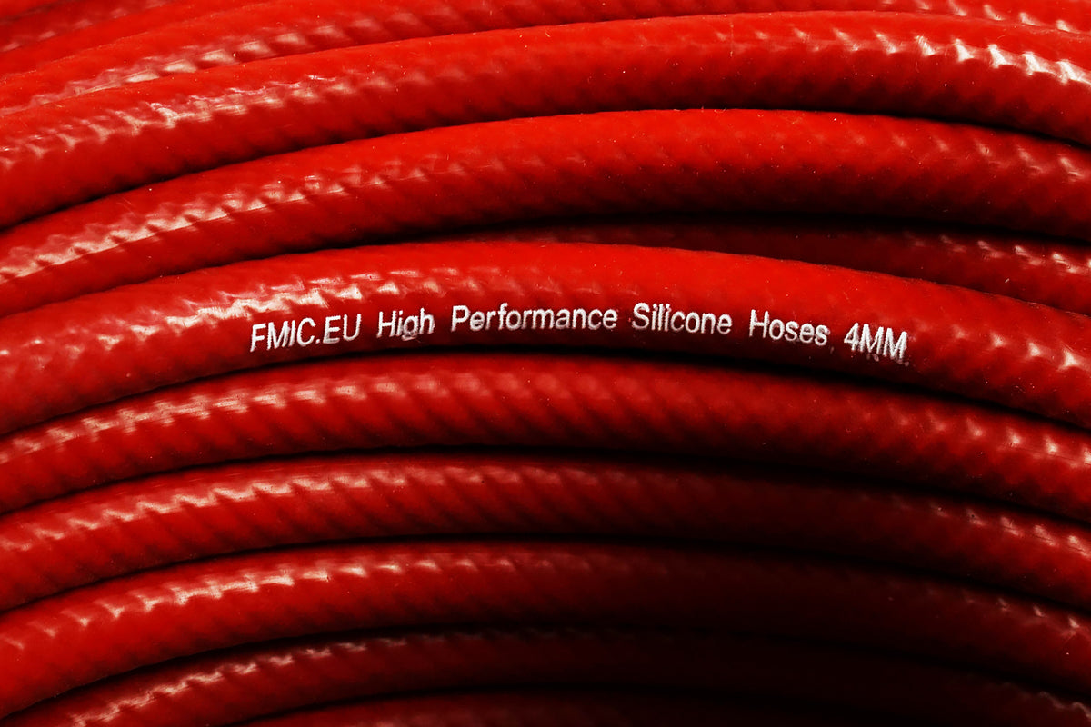 FMIC.Pro Vakuumslang armerad 10 mm – Röd (1 m)