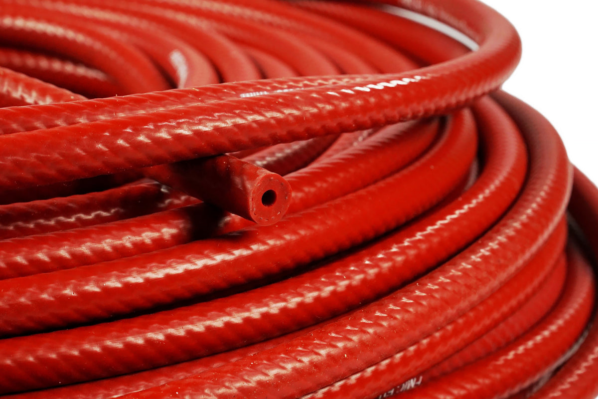 FMIC.Pro Vakuumslang armerad 10 mm – Röd (1 m)