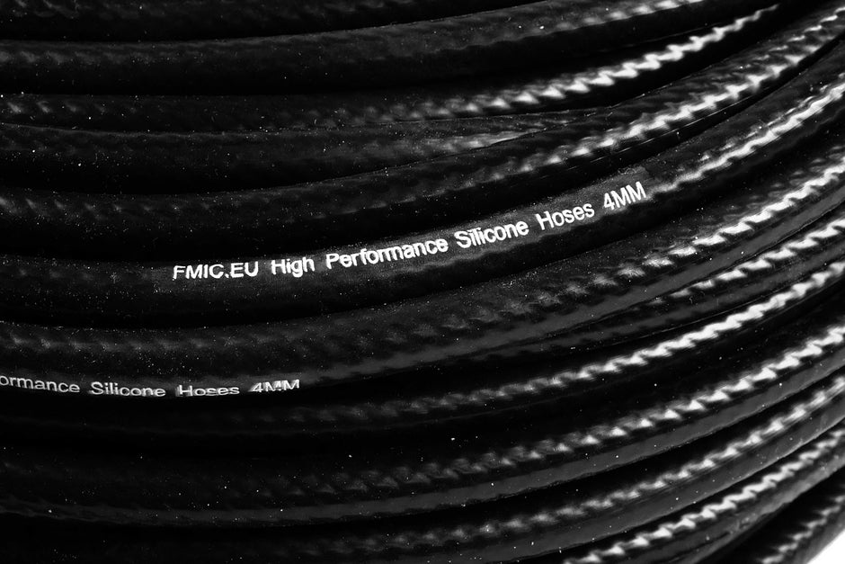 FMIC.Pro Vakuumslang armerad 4 mm Svart (1 m) – bild 3