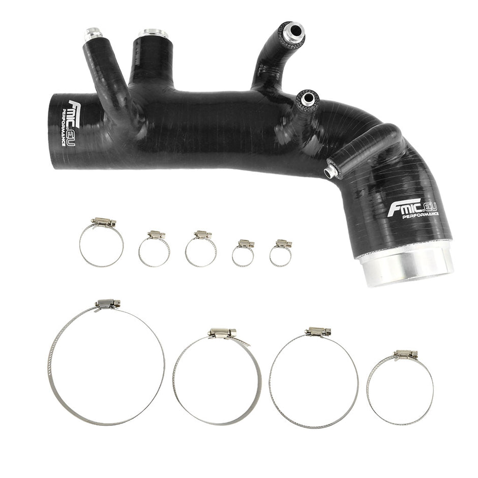 FMIC.EU Turbo inlet-slang (TIP) i silikon Subaru Impreza GDB EJ20 WRX STI MK7–8 (Svart)