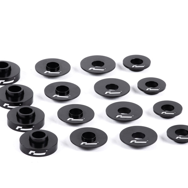 RacingLine Subframe alignment kit (centreringsbussningar) – VW Golf / Audi A3 / S3 MQB & MQB Evo