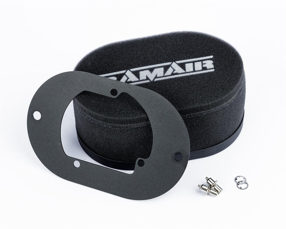 Ramair förgasarfilter i skum med bottenplatta Pierburg 2E2 2E3 2E-E 65 mm