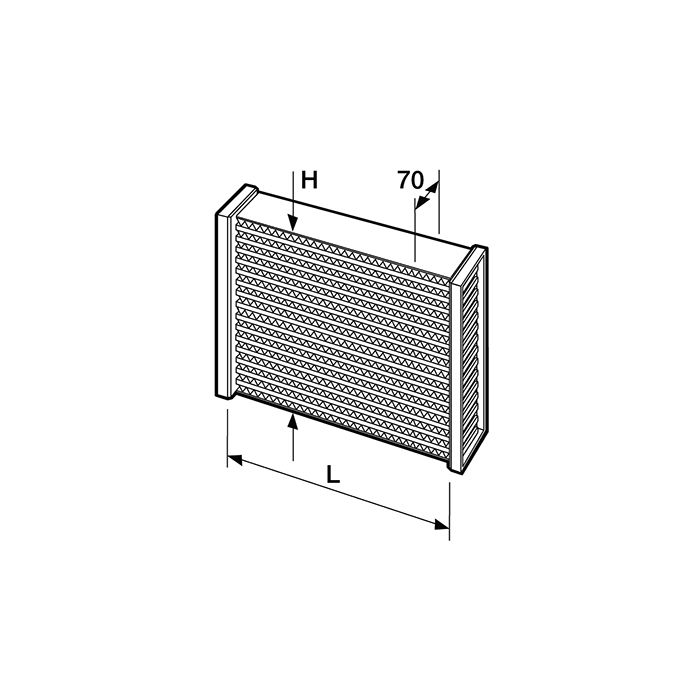 Setrab ProLine Intercoolerkärna 316x382x70 mm
