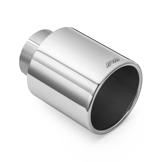 RM Motors polished Rostfritt stål straight tip KPZP