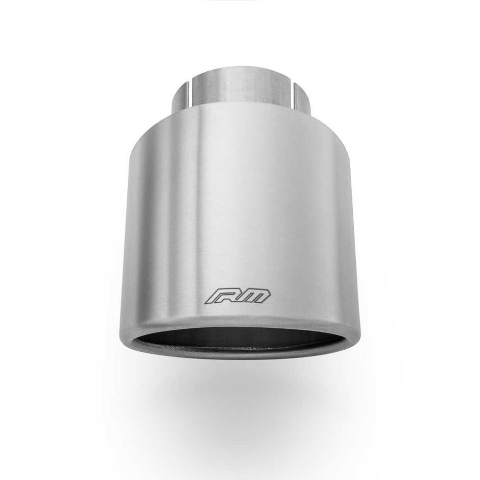 RM Motors satin Rostfritt stål tip KSZS