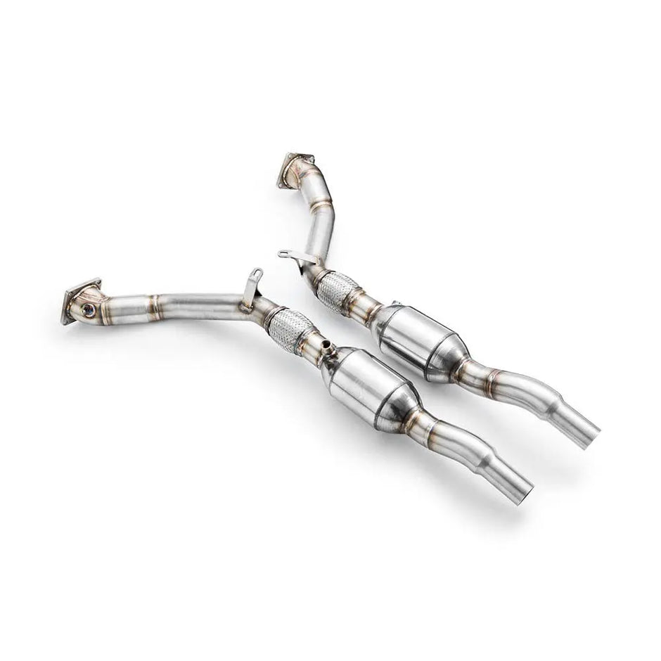 Downpipe AUDI A6, S6, Allroad C5 2.7 T + Ljuddämpare RM Motors