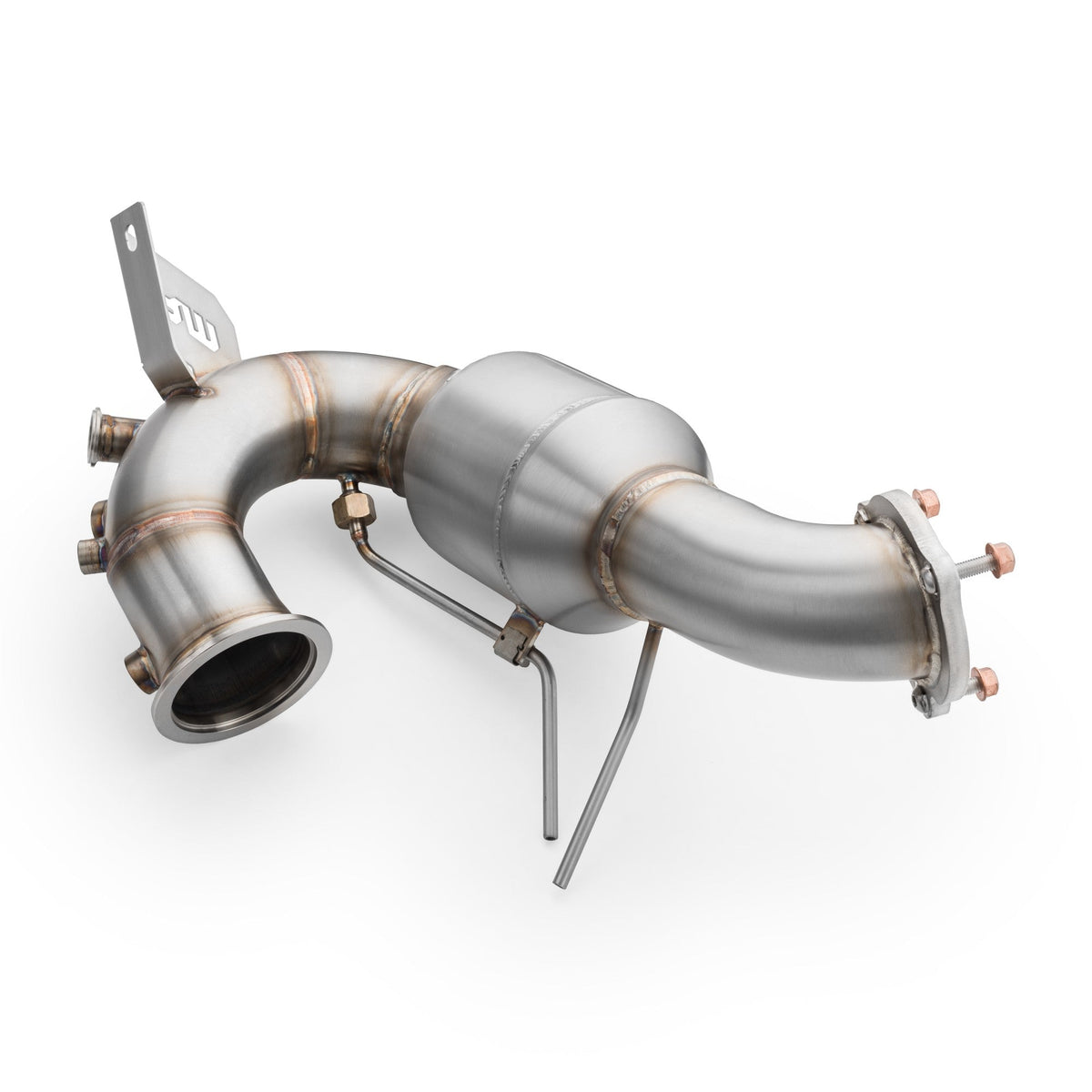Downpipe AUDI Q5 3.0 TDI +heat shield RM Motors