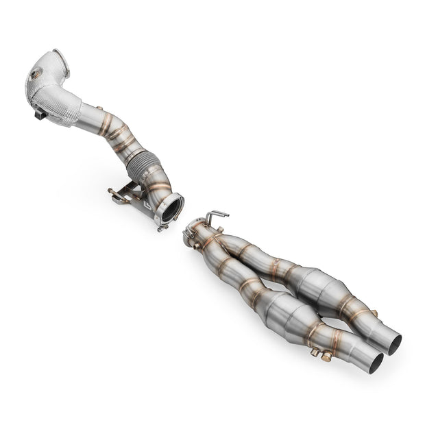 Downpipe AUDI RSQ3 2.5 TFSI with heat shield RM Motors