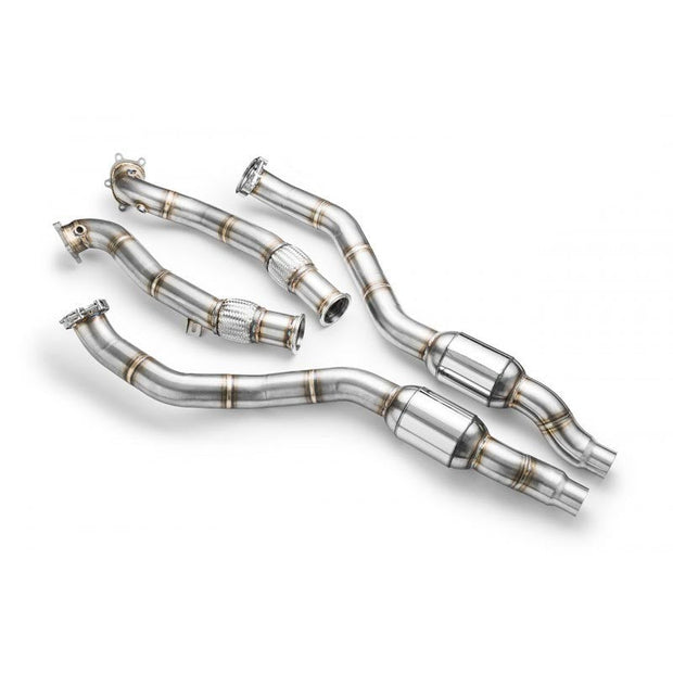 Downpipe AUDI S6, S7, RS6, RS7 C7, 4G 4.0 TFSI + CATALYTIC CONVERTER RM Motors
