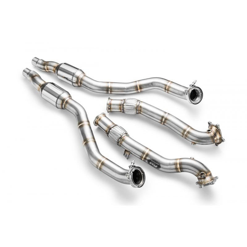 Downpipe AUDI S6, S7, RS6, RS7 C7, 4G 4.0 TFSI + CATALYTIC CONVERTER RM Motors
